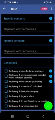 AutoResponder for FM android App screenshot 1